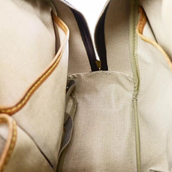 LOUIS VUITTON LV Logo Deauville Hand Bag Monogram Leather Brown - Picture 13 of 16